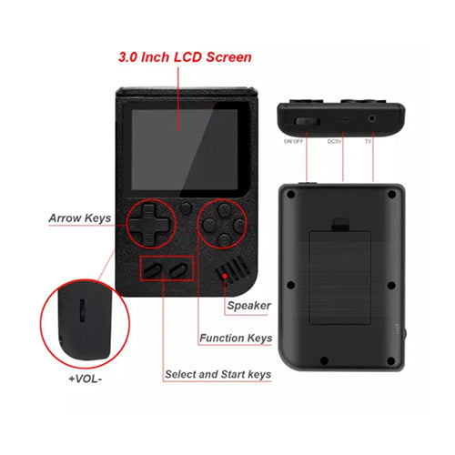 400 IN 1 RETRO HANDHELD GAMING CONSOLE PLUS FOR KIDS