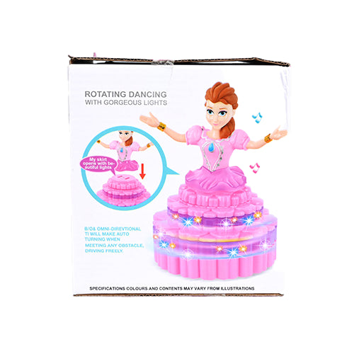BEAUTIFUL ROTATING PRINCESS MUSICAL BUMP & GO TOY