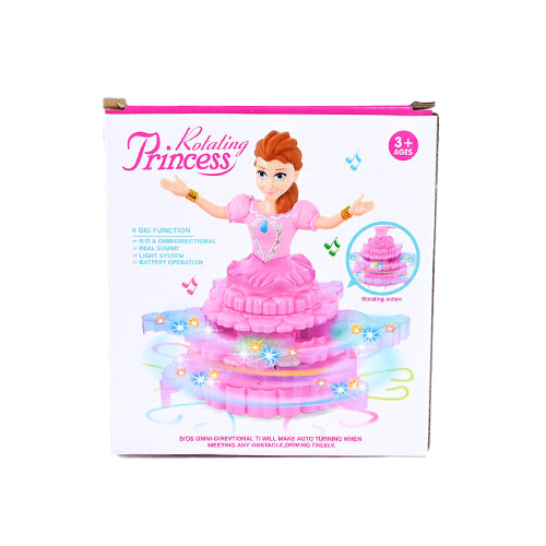 BEAUTIFUL ROTATING PRINCESS MUSICAL BUMP & GO TOY