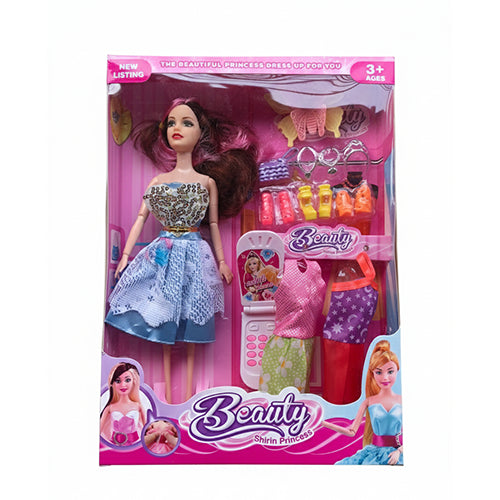 BEAUTY SHIRIN PRINCESS FASHION DOLL ULTIMATE DRESS-UP SET FOR GIRLS