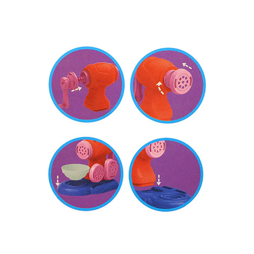 COLOR CLAY NOODLE MAKER PLAYSET KITCHEN KIT