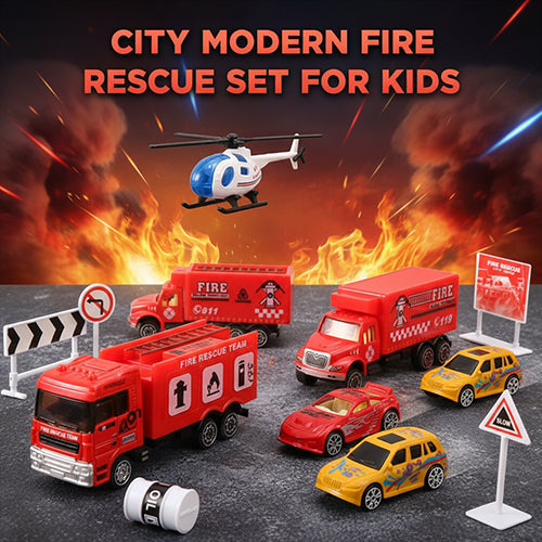 CITY MODERN FIRE RESCUE SET FOR KIDS