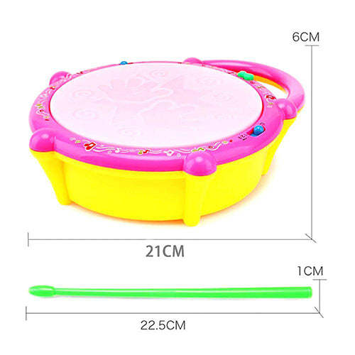 MULTICOLOURED FLASH DRUM TOY