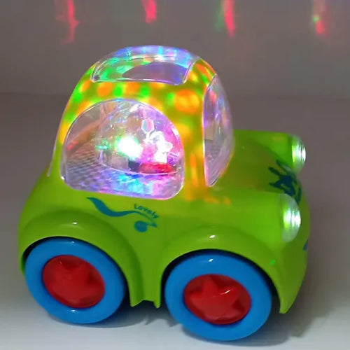 FUNNY CAR ELECTRIC BUMP & GO MUSICAL TOY CAR