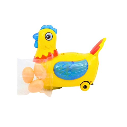 HEN LAY EGG MUSICAL BUMP & GO TOY