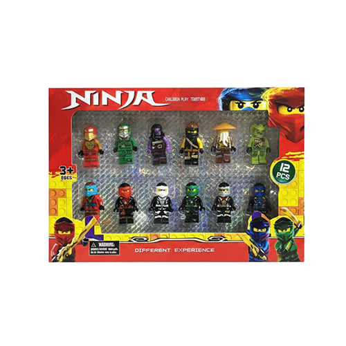 NINJA WARRIOR ACTION FIGURES - 12PCS