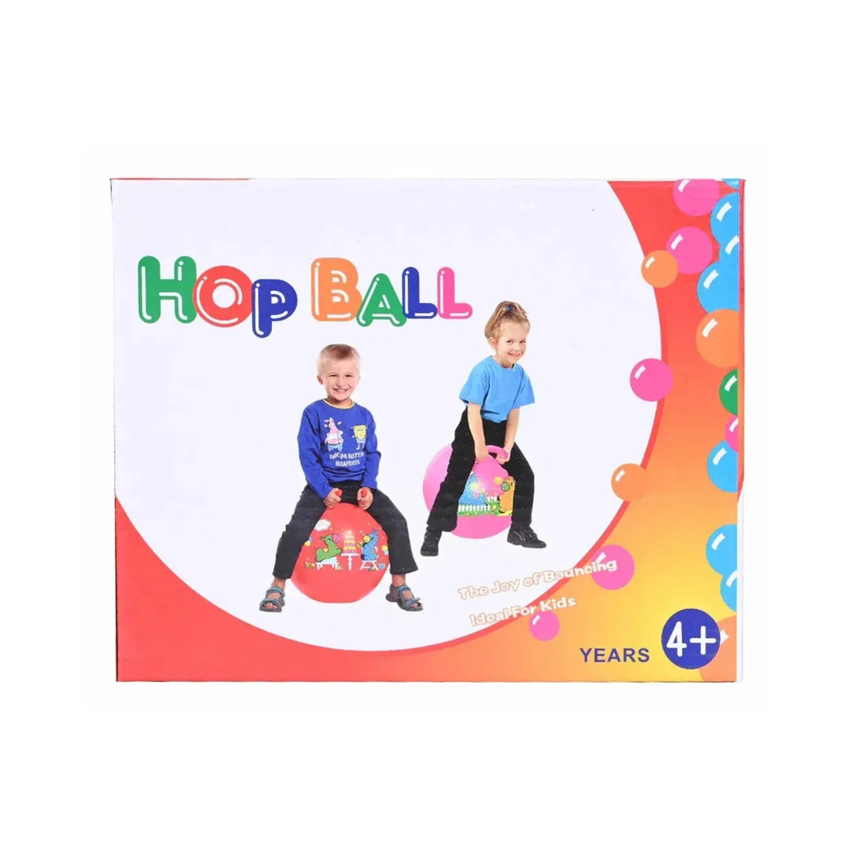 INFLATABLE HOP BALL FOR KIDS (BOUNCING SPACE HOPPER)