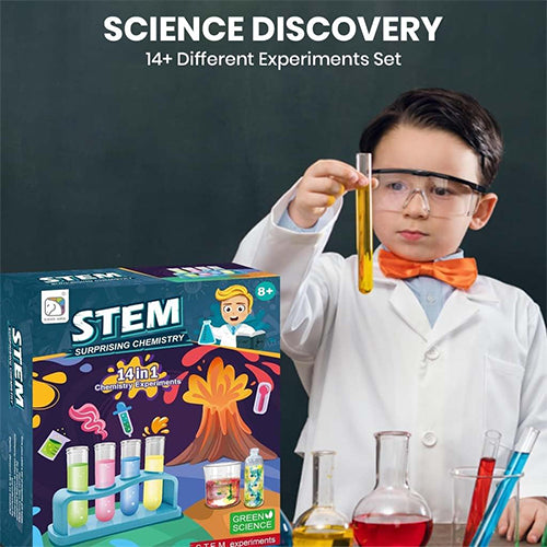 14 IN 1 CHEMISTRY SCIENCE EXPERIMENT KIT FOR KIDS
