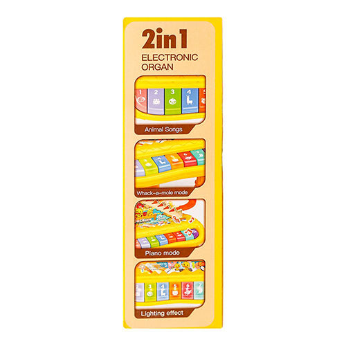 2 IN 1 MULTIFUNCTION DUCK SLIDE & PIANO SET FOR KIDS
