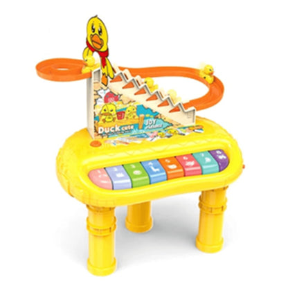2 IN 1 MULTIFUNCTION DUCK SLIDE & PIANO SET FOR KIDS