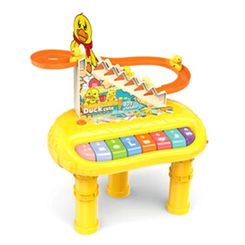 2 IN 1 MULTIFUNCTION DUCK SLIDE & PIANO SET FOR KIDS
