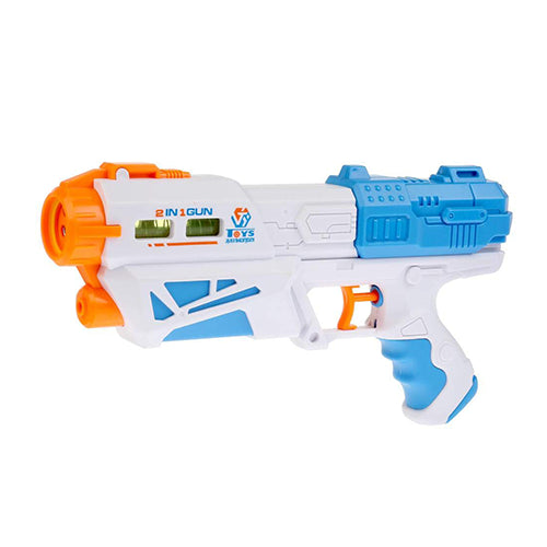 2 IN 1 WATER & SOFT BALL MAGIC GUN SET TOY FOR KIDS