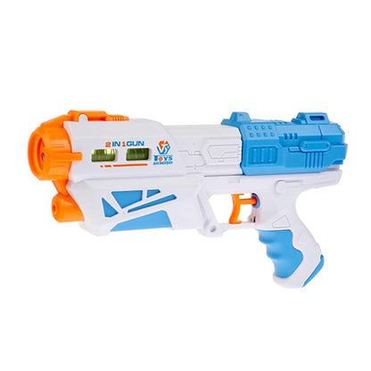 2 IN 1 WATER & SOFT BALL MAGIC GUN SET TOY FOR KIDS