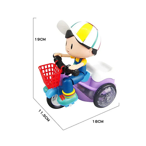 STUNT TRICYCLE ELECTRIC 360° ROTATING TOY