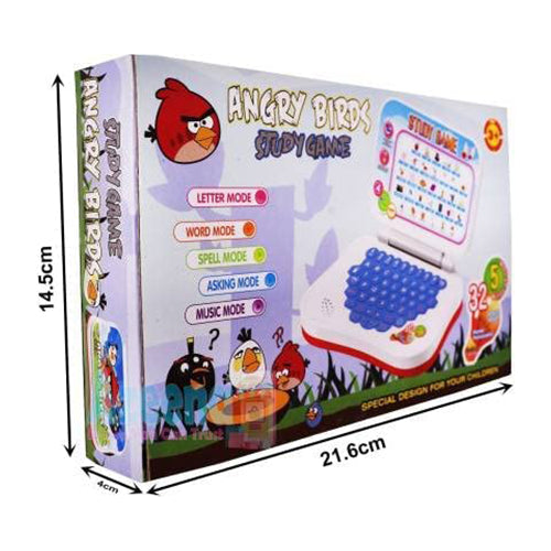 ANGRY BIRDS LEARNING LAPTOP & STUDY GAME FOR KIDS