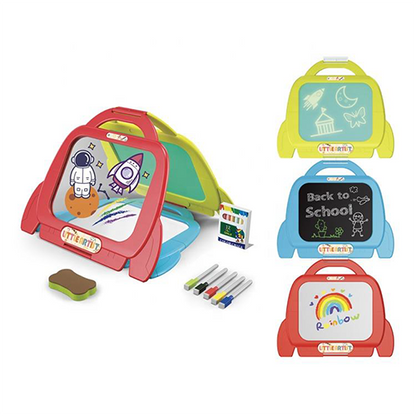 ARTIST 4 IN 1 DRAWING BOARD & EASEL SET FOR KIDS - 14PCS