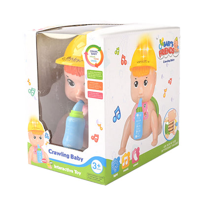 CRAWLING BABY ELECTRIC TOY WITH LIGHTS & MUSIC