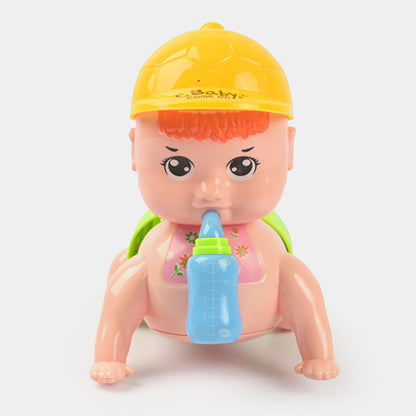 CRAWLING BABY ELECTRIC TOY WITH LIGHTS & MUSIC