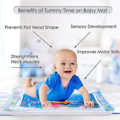 BABY CRAWLING WATER PLAY PAD FOR INFANTS