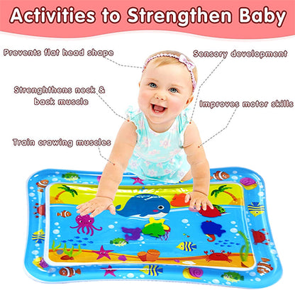 BABY CRAWLING WATER PLAY PAD FOR INFANTS
