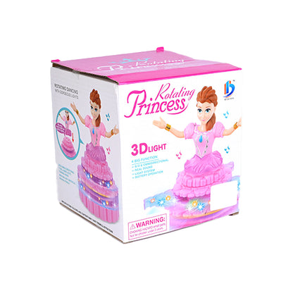 BEAUTIFUL ROTATING PRINCESS MUSICAL BUMP & GO TOY