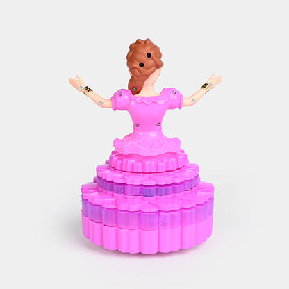 BEAUTIFUL ROTATING PRINCESS MUSICAL BUMP & GO TOY