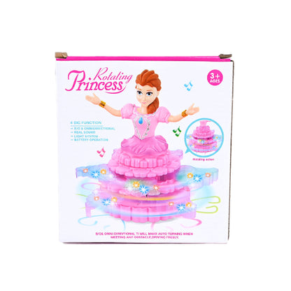 BEAUTIFUL ROTATING PRINCESS MUSICAL BUMP & GO TOY