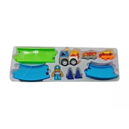 BUILDING BLOCKS TRACK PLAY FOR KIDS - 30PCS