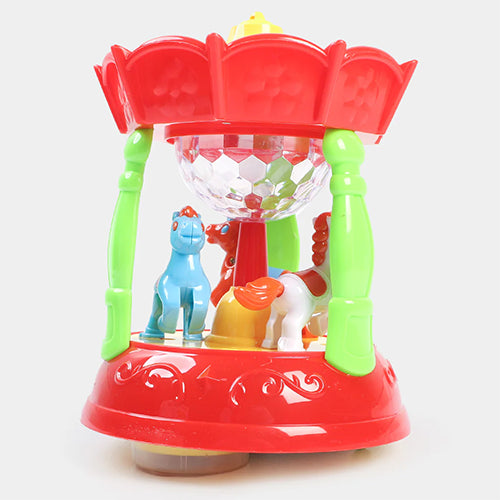 CAROUSEL ROTATING MUSICAL LIGHT UP TOY FOR KIDS