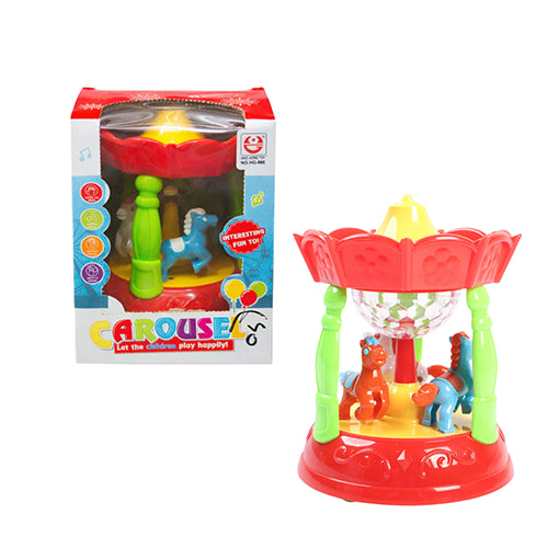 CAROUSEL ROTATING MUSICAL LIGHT UP TOY FOR KIDS