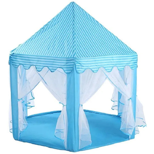CASTLE PLAY TENT HOUSE FOR KIDS - BLUE