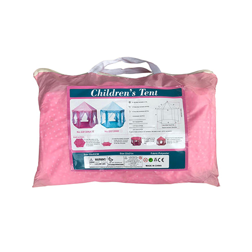 CASTLE PLAY TENT HOUSE FOR KIDS - PINK (PRINCESS EDITION)