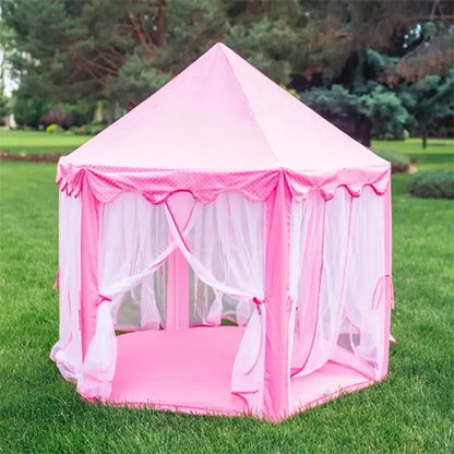 CASTLE PLAY TENT HOUSE FOR KIDS - PINK (PRINCESS EDITION)