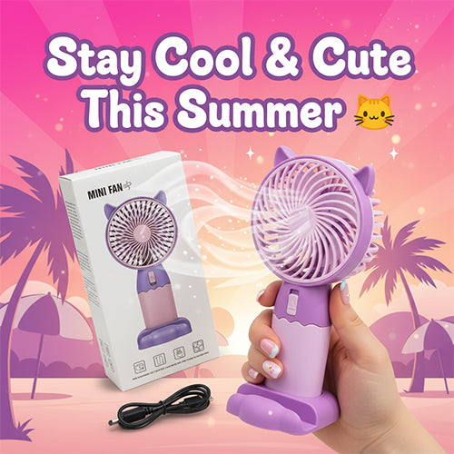 CAT EAR PORTABLE MINI HANDHELD FAN