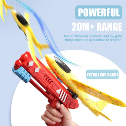 CATAPULT GUN AIR CRAFT 2 IN 1 TOY SET FOR KIDS