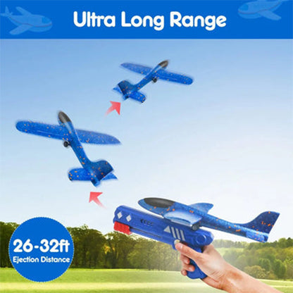 CATAPULT GUN AIR CRAFT 2 IN 1 TOY SET FOR KIDS