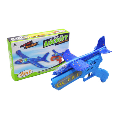 CATAPULT GUN AIR CRAFT 2 IN 1 TOY SET FOR KIDS
