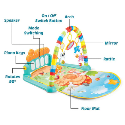 CHILDRENS PEDAL PIANO FITNESS MAT