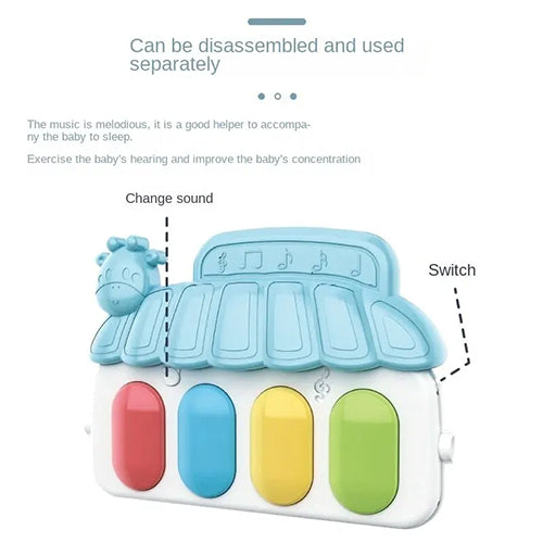 CHILDRENS PEDAL PIANO FITNESS MAT