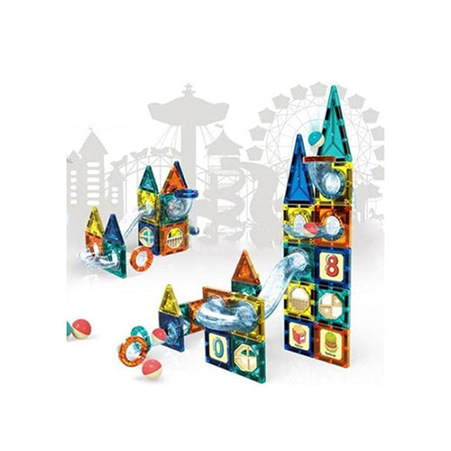 COLORFUL MAGNETIC PIPELINE BUILDING BLOCKS SET FOR KIDS - 42PCS
