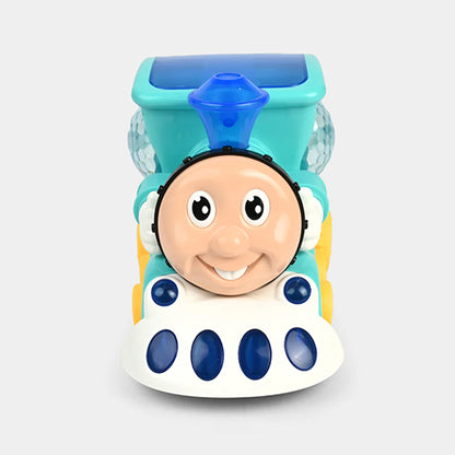 CUTE TRAIN 4D LIGHT & MUSCIAL "BUMP & GO" TOY FOR KIDS