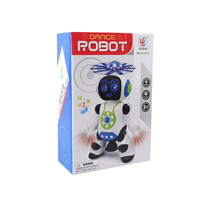 DANCING ROBOT WITH MUSIC, LIGHT & 360° MOVING FUNCTION FOR KIDS