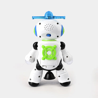 DANCING ROBOT WITH MUSIC, LIGHT & 360° MOVING FUNCTION FOR KIDS