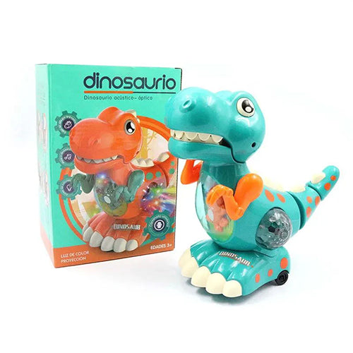 DINOSAUR "BUMP & GO" WITH LIGHTS AND MUSIC TOY FOR KIDS