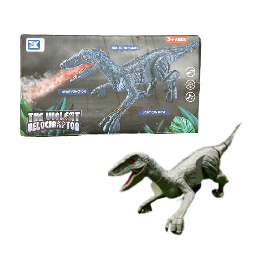 DINOSAUR TOY WITH MIST SPRAY, LIGHTS & SOUND FOR KIDS