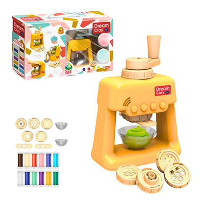 DREAM CLAY KITCHEN CREATIONS DESSERT & NOODLE MAKER PLAYSET FOR KIDS