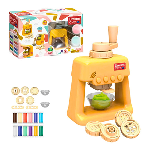 DREAM CLAY KITCHEN CREATIONS DESSERT & NOODLE MAKER PLAYSET FOR KIDS