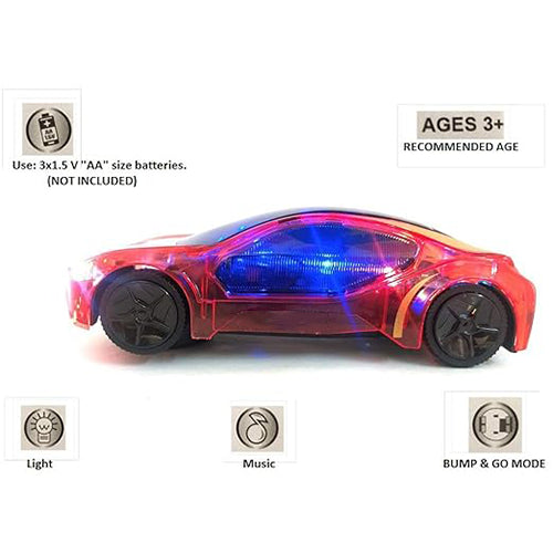 ELECTRIC 3D LIGHTS CAR TOY