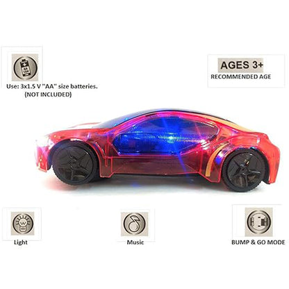 ELECTRIC 3D LIGHTS CAR TOY