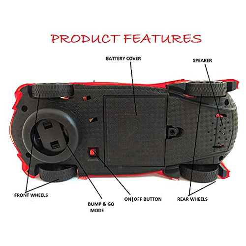 ELECTRIC 3D LIGHTS CAR TOY